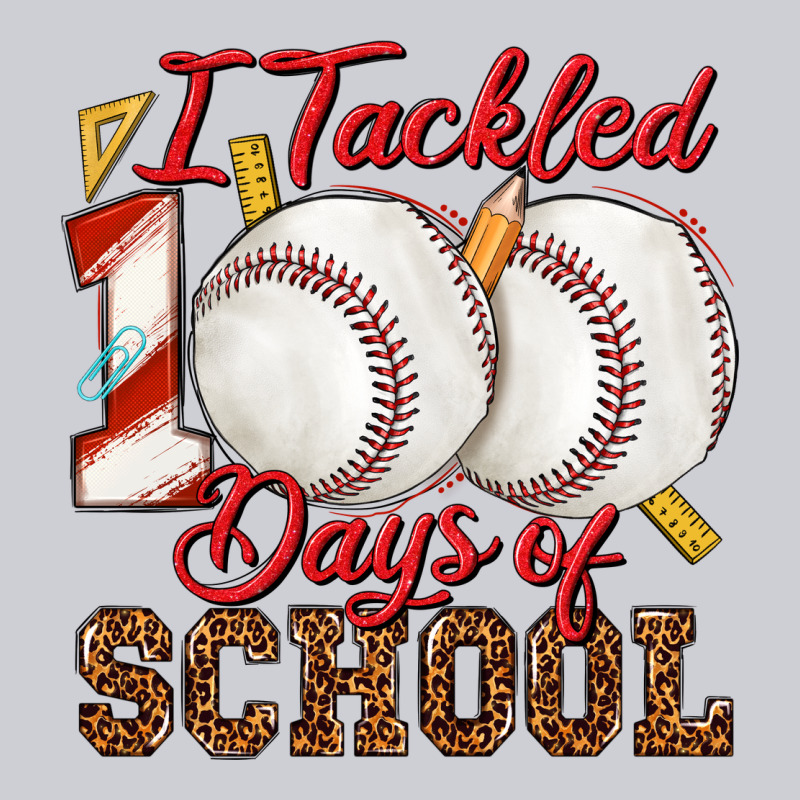 I Tackled 100days Of School Baseball Heavyweight Sweatshirt by texasbilliewilder | Teevron