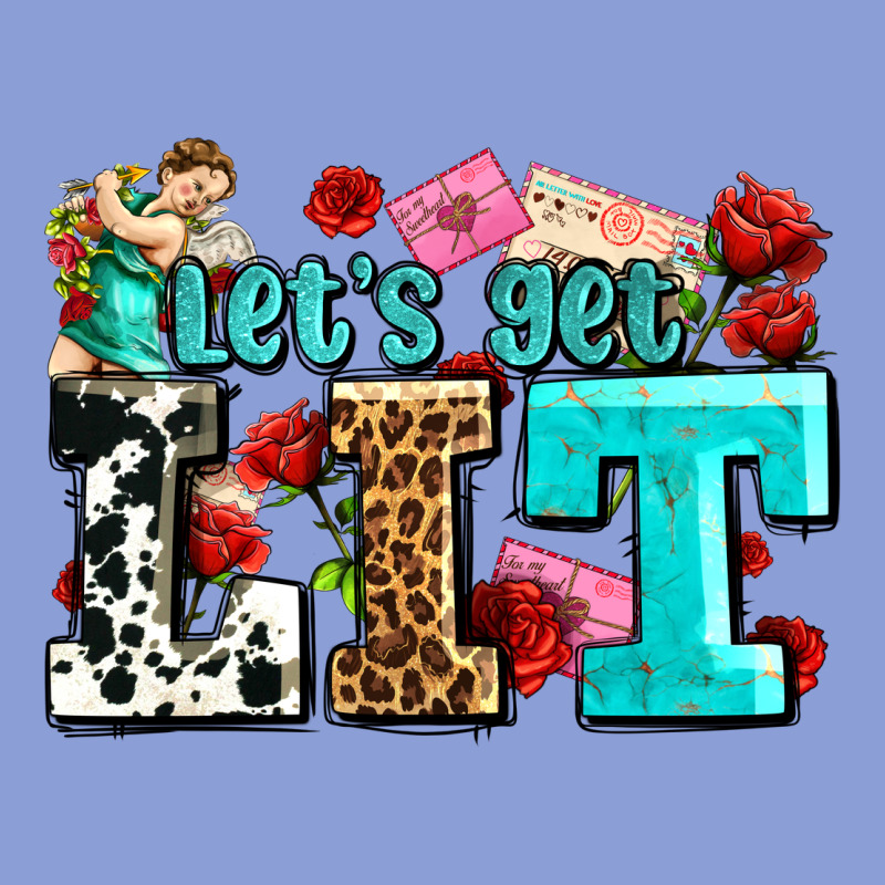 Valentines Day Lets Get Lit Long Sleeve Tee by AdoDesignShop | Teevron