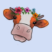 Cow With Flowers Urban Hoodie | Teevron