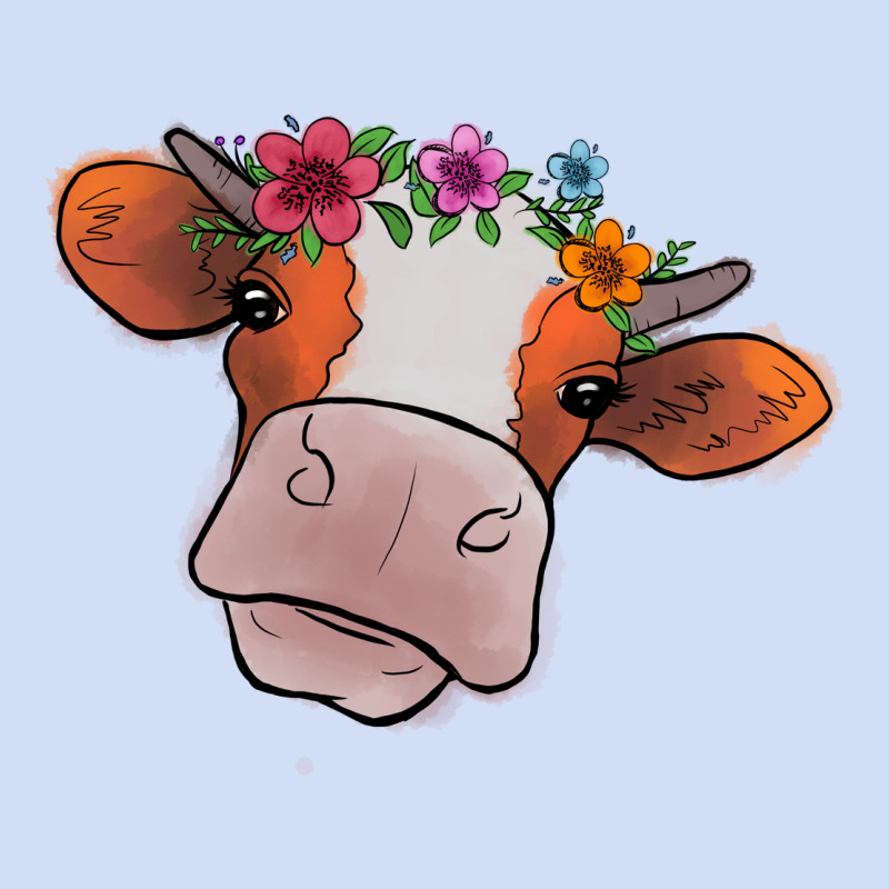 Cow With Flowers Urban Hoodie by Bettercallsaul | Teevron