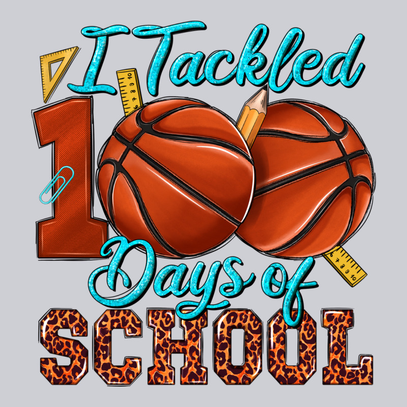 I Tackled 100days Of School Basketball Heavyweight Sweatshirt by texasbilliewilder | Teevron