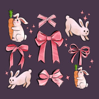 Pink Ribbons With Rabbits Heavyweight Hoodie | Teevron