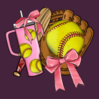 Softball Coquette Bow Long Sleeve Tee | Teevron