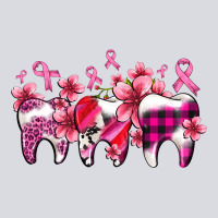 Cancer Ribbon With Teeth Zipper Hoodie | Teevron