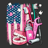 American flag and dental elements with teeth | Teevron