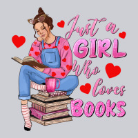 Just A Girl Who Loves Books Heavyweight Sweatshirt | Teevron