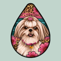 Shih Tzu Teardrop Earrings Zipper Hoodie | Teevron