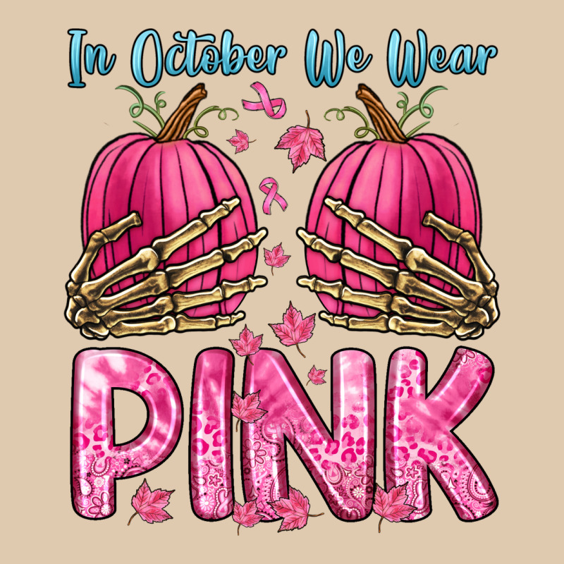 In October We Wear Pink Heavyweight Sweatshirt by Zillion Design Studio | Teevron