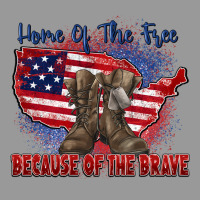 Home Of The Free Because Of The Brave Vintage Hoodie | Teevron