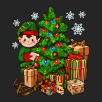 Christmas Elf With Gift Premium Hoodie | Teevron
