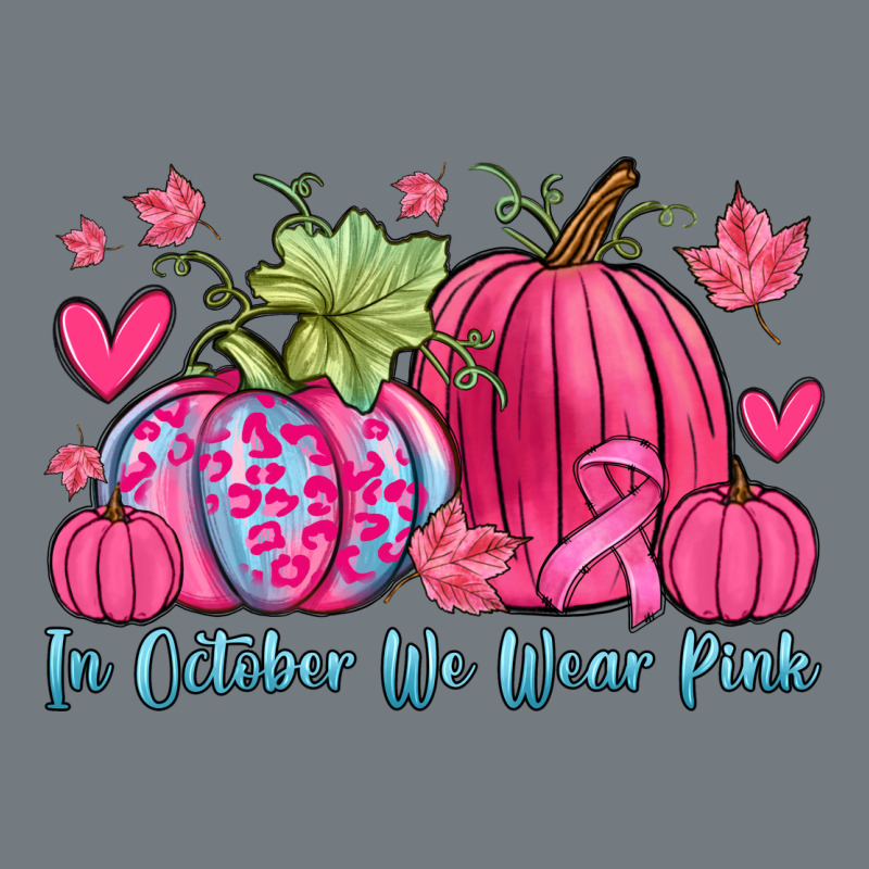 In October We Wear Pink Heavyweight Sweatshirt by Zillion Design Studio | Teevron