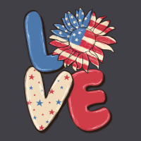 Love 4th Of July Heavyweight Hoodie | Teevron