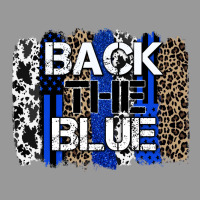 Back The Blue Brushstroke Vintage Hoodie | Teevron