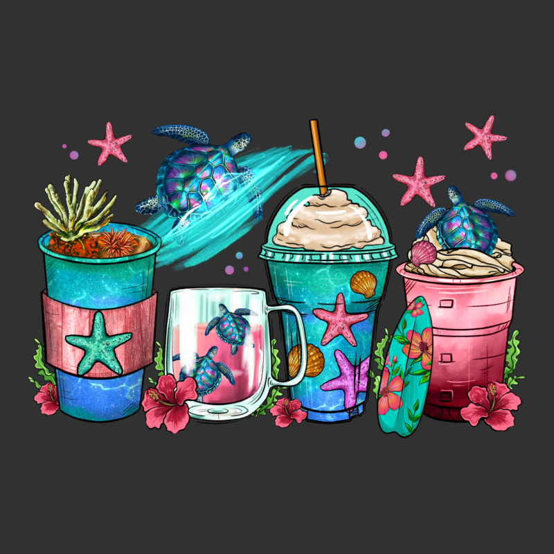 Turtle Coffee Cups Urban Heavy Tee by Zillion Design Studio | Teevron