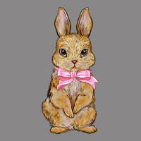 Easter Rabbit Pink Flowers Vintage Tee | Teevron
