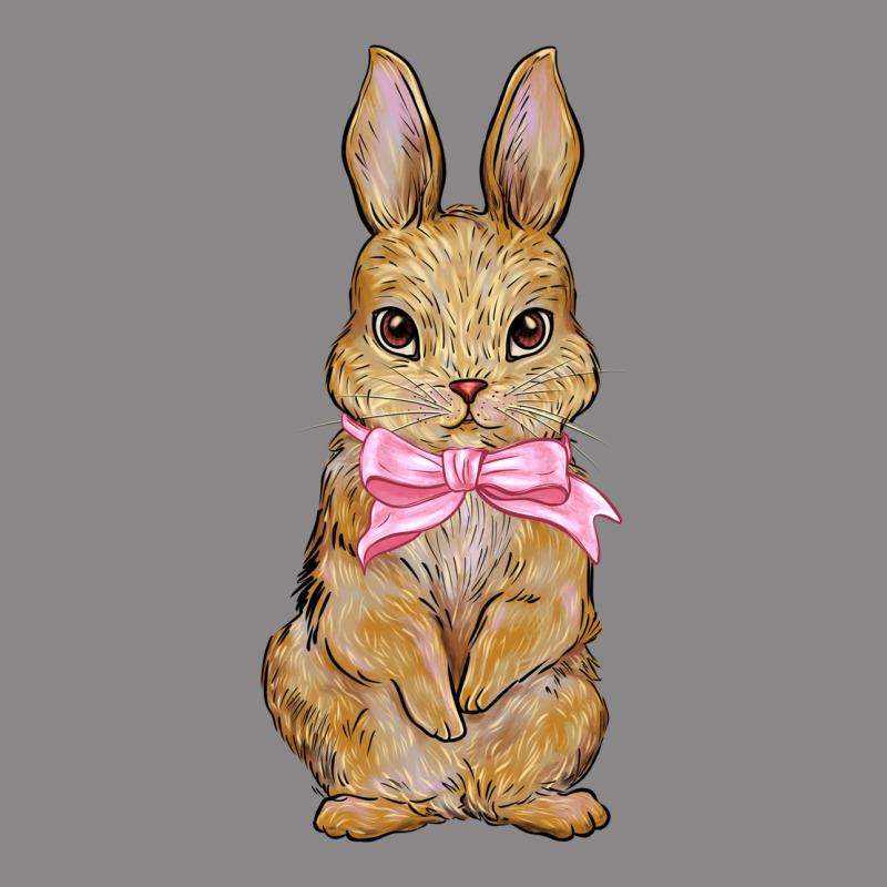 Easter Rabbit Pink Flowers Vintage Tee by BarkalooDesign | Teevron