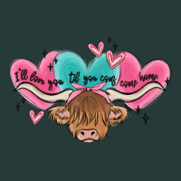 Western Cow And Heart Premium Sweatshirt | Teevron