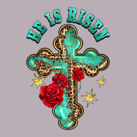 He Is Risen Cross With Roses Vintage Tee | Teevron