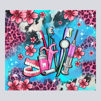 Dentist Element With Flowers Zipper Hoodie | Teevron