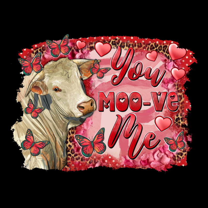 Valentine's Day You Moo Ve Me Charolais Cow Heavyweight Sweatshirt by RanaPortraitStore | Teevron