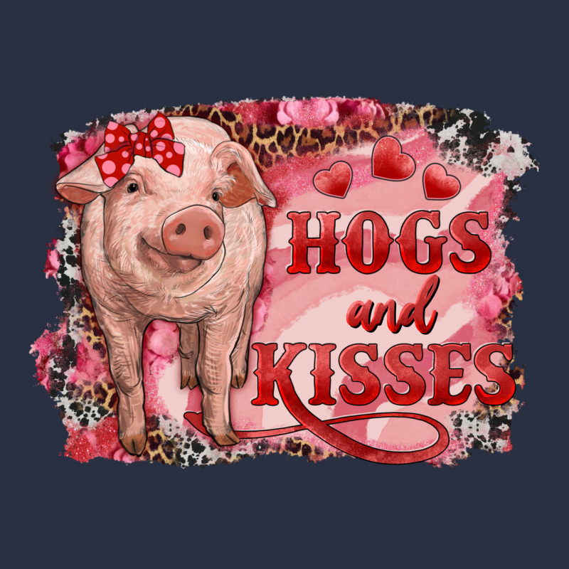 Valentine's Day Pig Hogs And Kisses Heavyweight Sweatshirt by RanaPortraitStore | Teevron