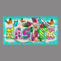 Easter Cross License Plate Template Vintage Tee | Teevron