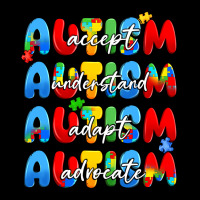 Autism Accept Understand Adopt Advocate Long Sleeve Tee | Teevron
