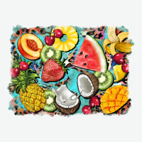 Summer Fruits Background Urban Heavy Tee | Teevron