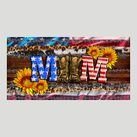 Soldier Mom License  Plate Zipper Hoodie | Teevron