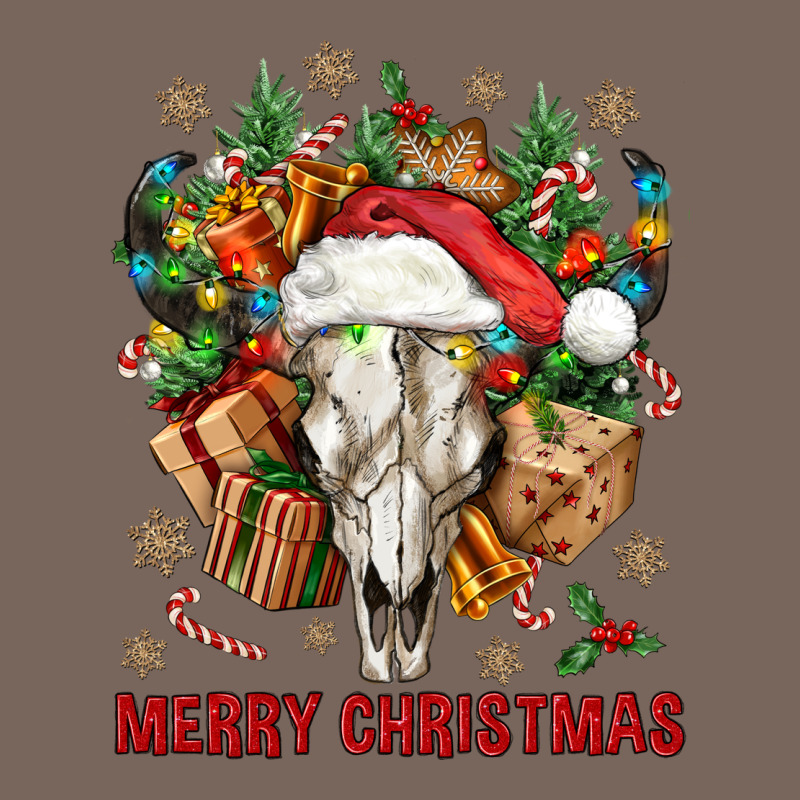 Merry Christmas With Bull Skull Premium Hoodie by BundleAndBundleShop | Teevron