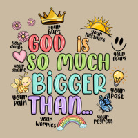 God Is Bigger Long Sleeve Tee | Teevron
