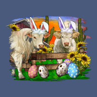 Easter Farm Cows Bunny Ears And Eggs Vintage Hoodie | Teevron