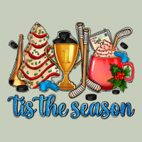 Tis The Season Hockey And Christmas Long Sleeve Tee | Teevron