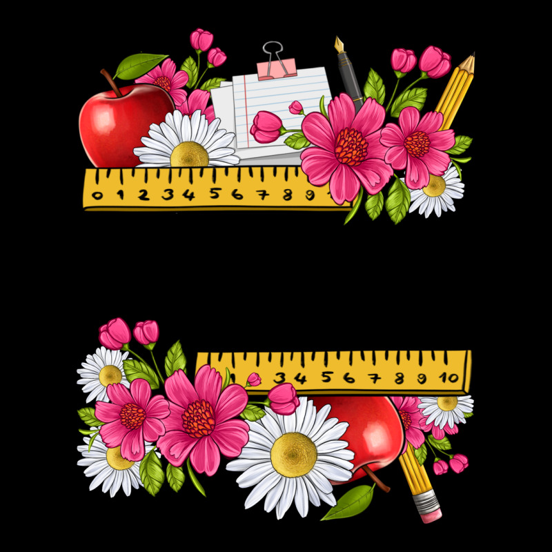 Floral Teacher Heavyweight Sweatshirt by texasbilliewilder | Teevron