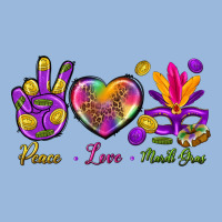Peace Love Mardi Gras Premium Hoodie | Teevron