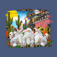 Easter Farm With Bunnies Vintage Hoodie | Teevron