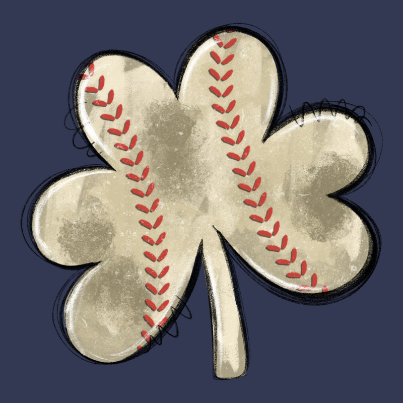 Baseball Distressed Shamrock Heavyweight Hoodie by MaliasSmallBusiness | Teevron