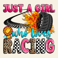 Just A Girl Who Loves Racing Vintage Tee | Teevron