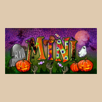 Halloween Mini License Plate Classic Tee | Teevron