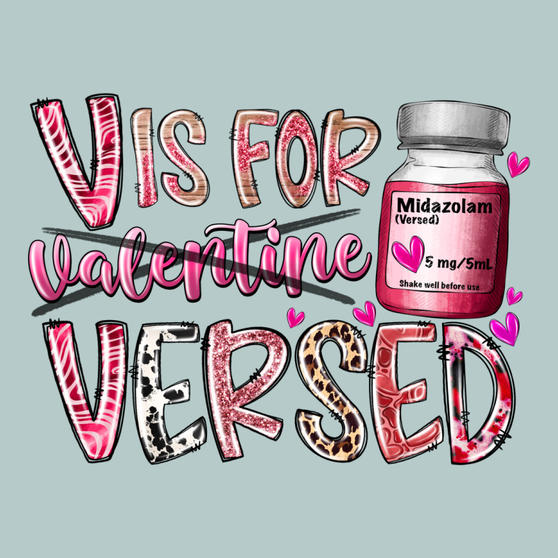 V Is For Valentine Versed Heavy Core Tee by RacoonDesign | Teevron