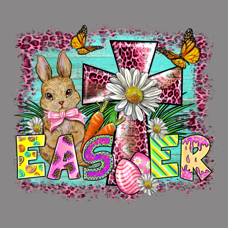 Easter Cross Background Vintage Tee by BarkalooDesign | Teevron