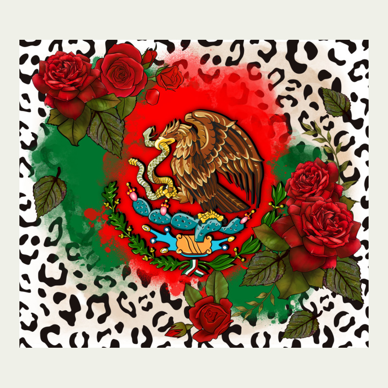 Mexican Flag And Roses Urban Heavy Tee by CTS Tumbler Store | Teevron