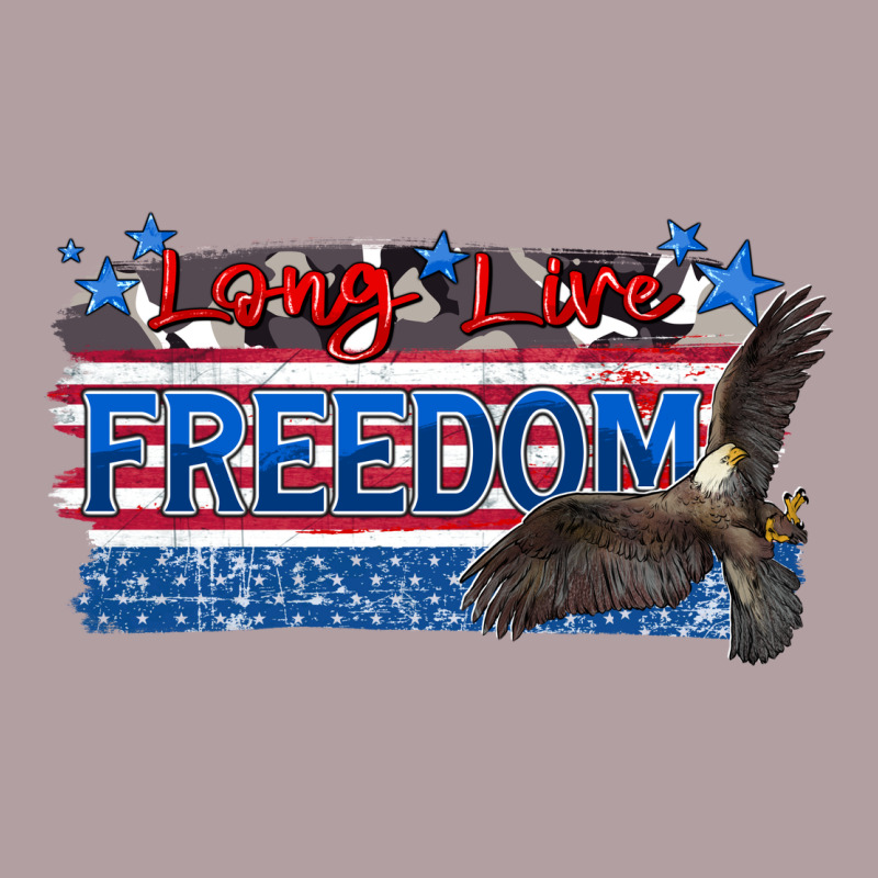 Long Live Freedom Vintage Hoodie by Zillion Design Studio | Teevron