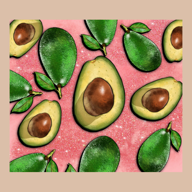 Avacado Pink Tumbler Urban Heavy Tee by BarkalooDesign | Teevron