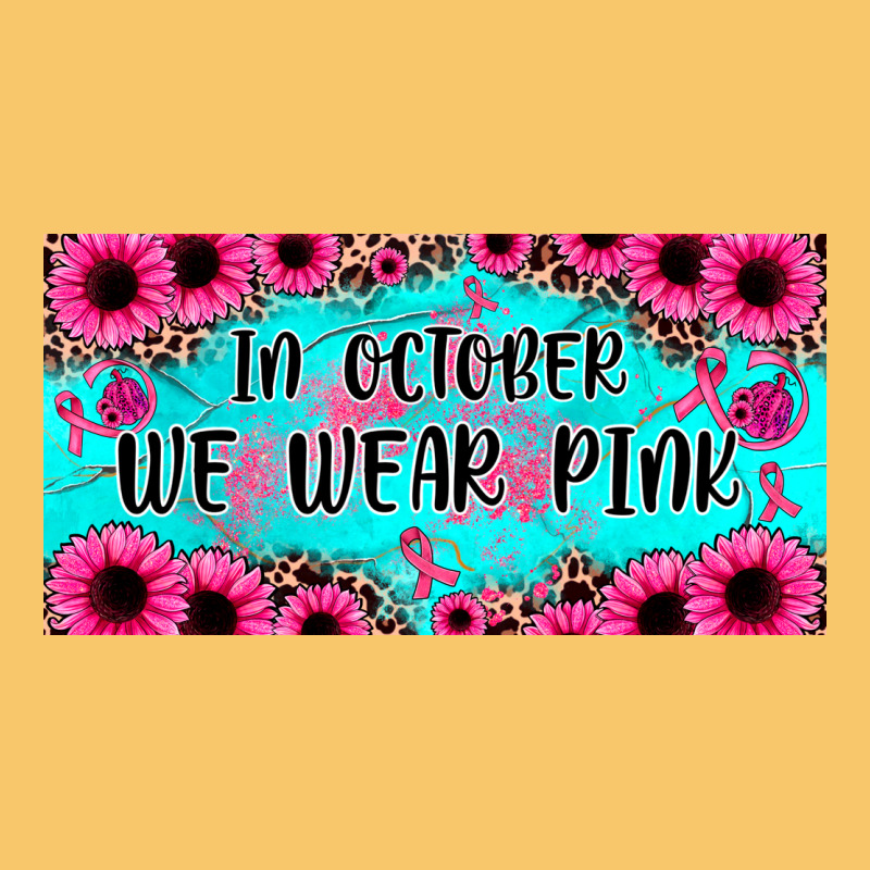 In October We Wear Pink Vintage Hoodie by JahusDesignShop | Teevron