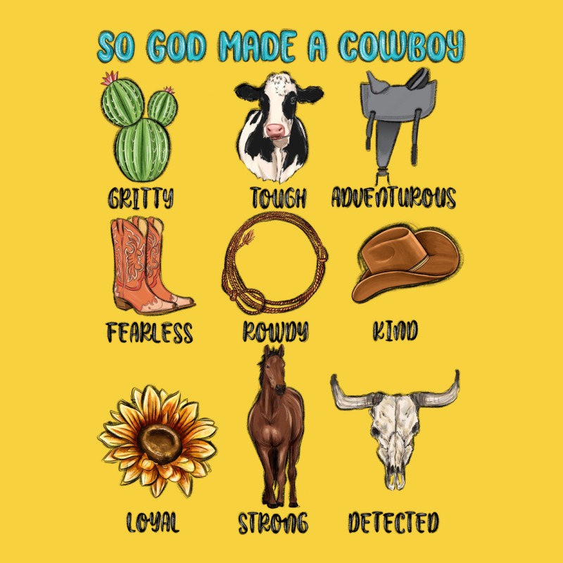 So God Made A Cowboy Premium Sweatshirt by MaliasSmallBusiness | Teevron