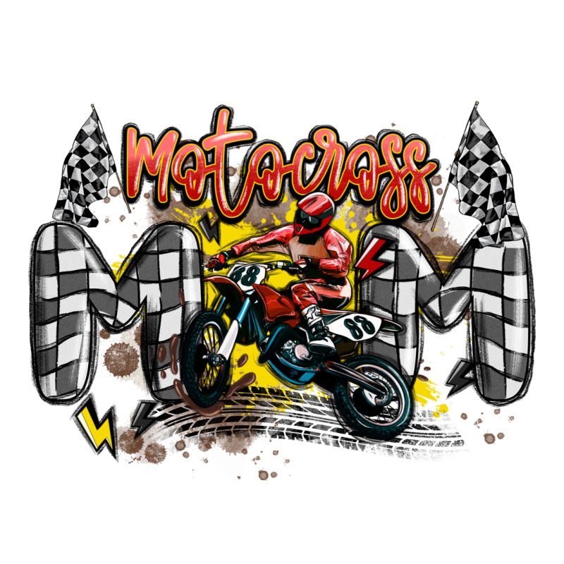 Motocross Mom Premium Sweatshirt by MaliasSmallBusiness | Teevron
