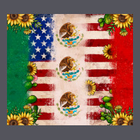 American Flag Mexico Flag Sunflower Cactus Vintage Hoodie | Teevron