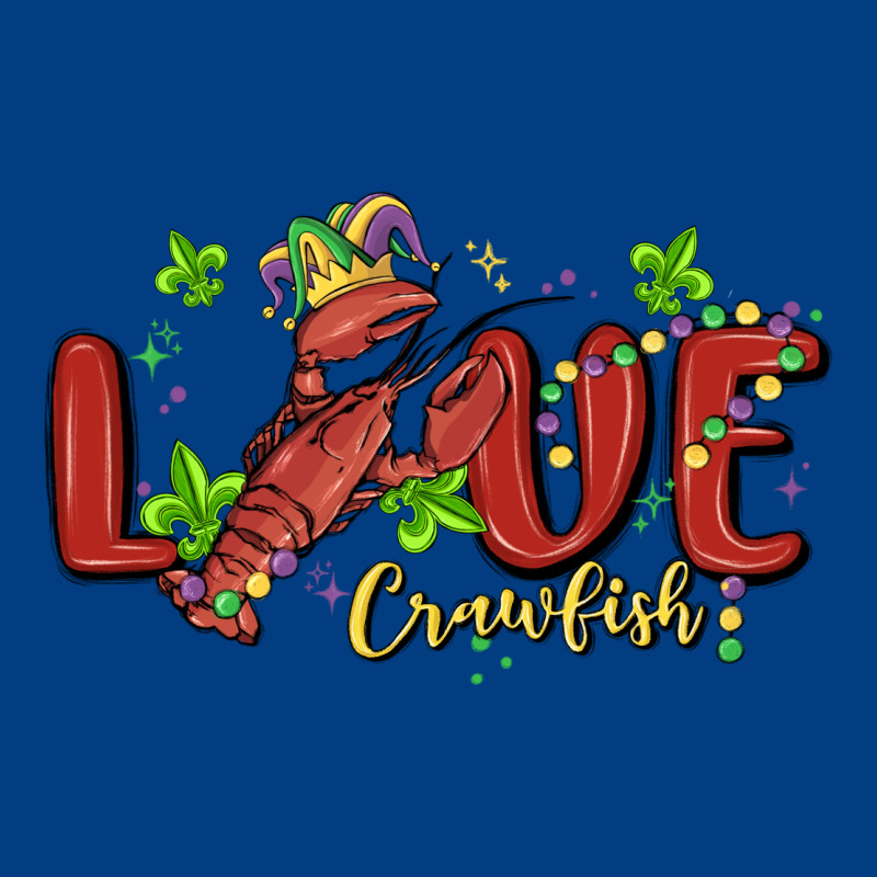 Mardi Gras Love Crawfish Premium Sweatshirt by MaliasSmallBusiness | Teevron