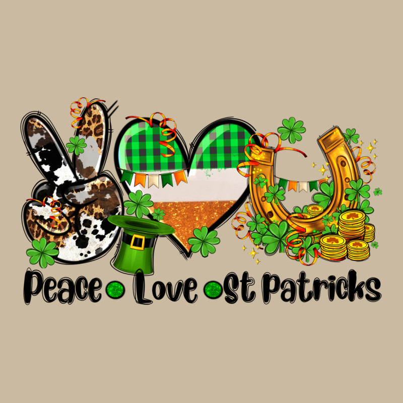 Peace Love St Patricks Long Sleeve Tee by AdoDesignShop | Teevron